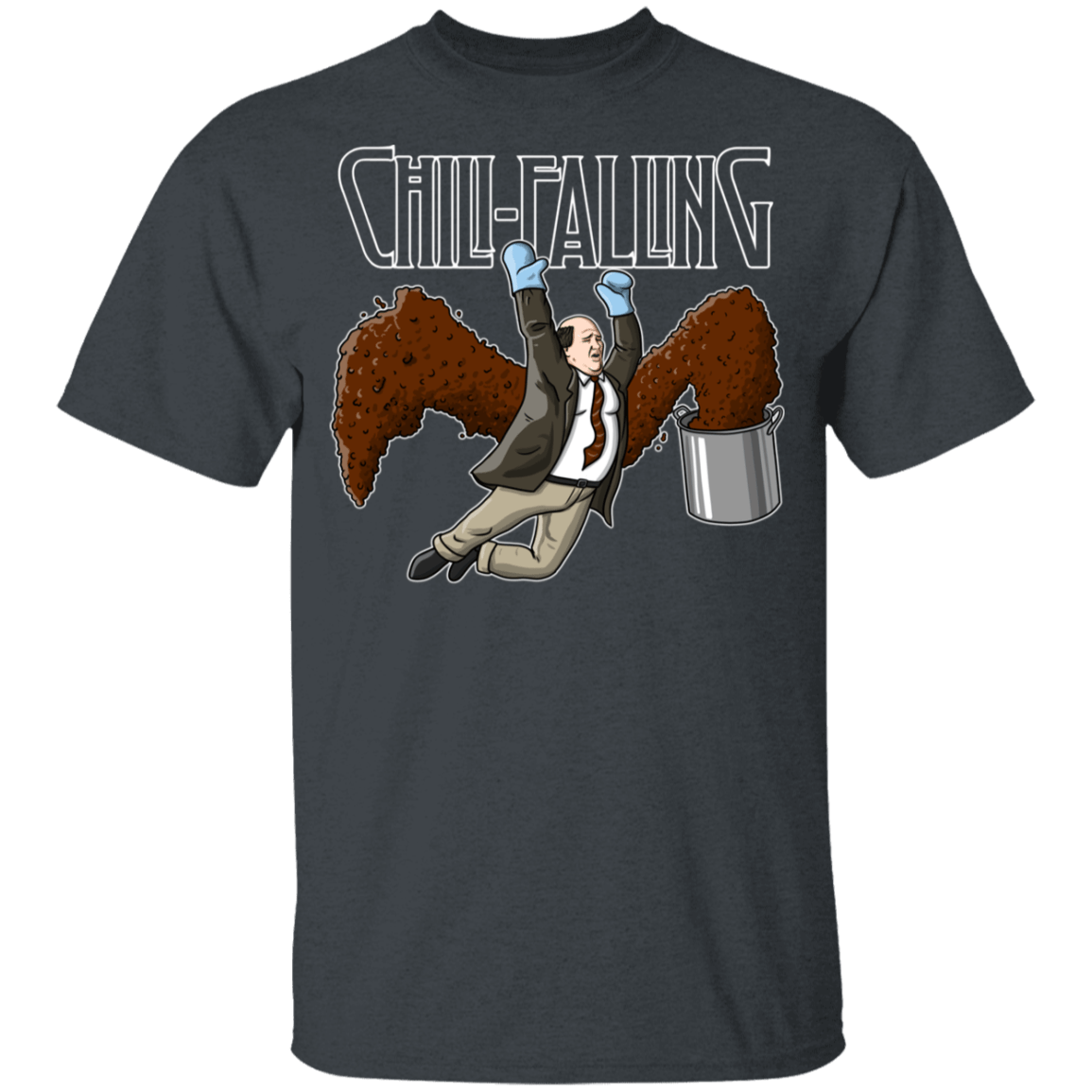 T-Shirts Dark Heather / YXS Chili Falling Youth T-Shirt