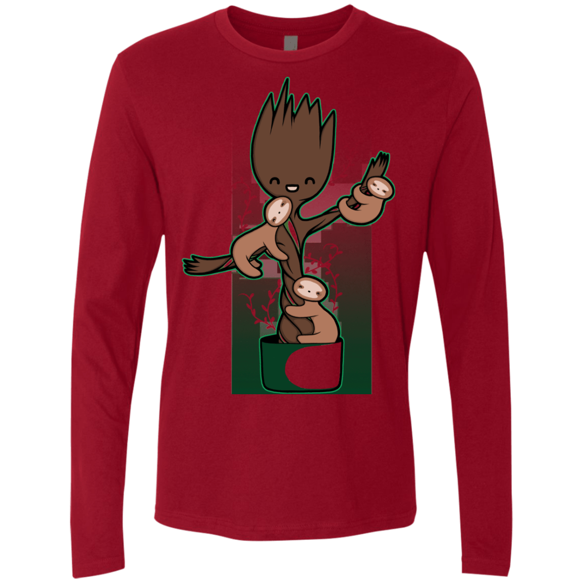 T-Shirts Cardinal / Small Chilling Out Men's Premium Long Sleeve
