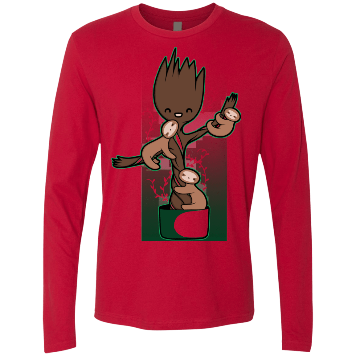 T-Shirts Red / Small Chilling Out Men's Premium Long Sleeve