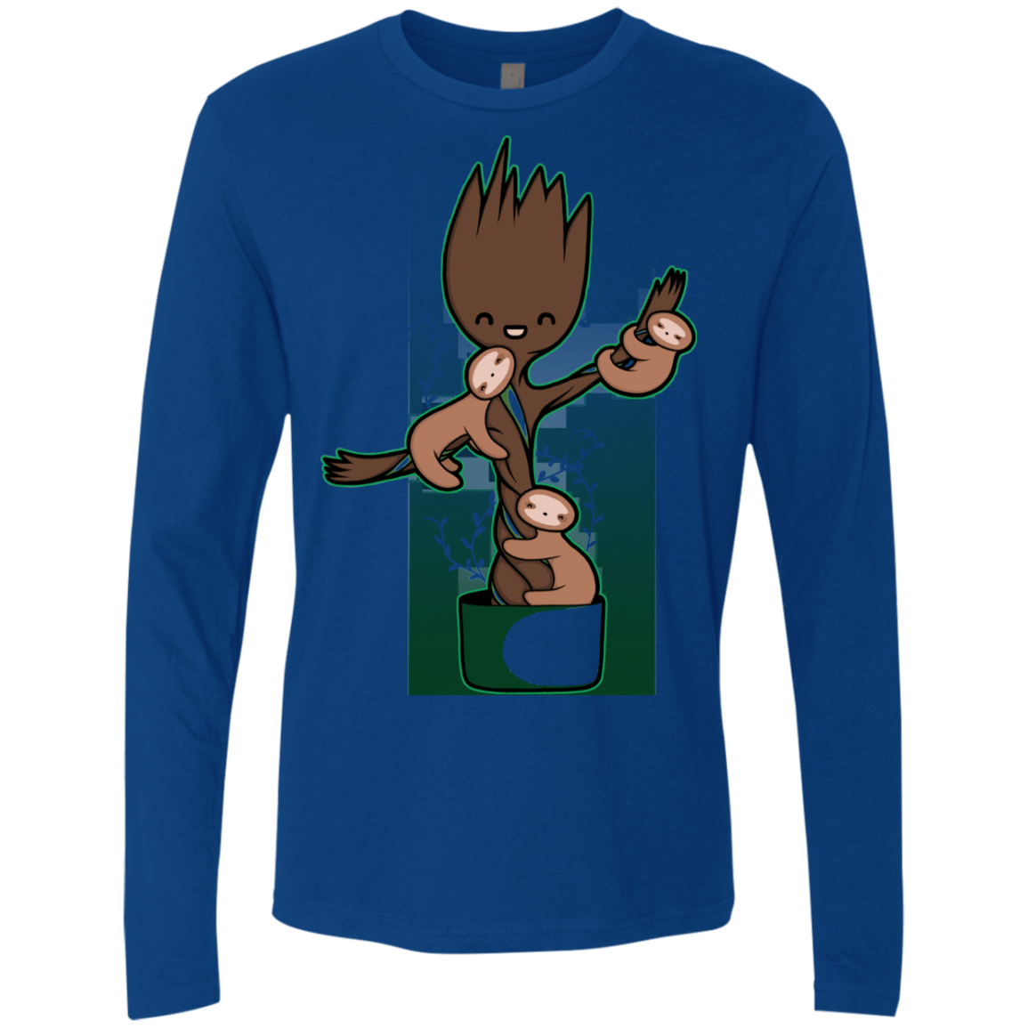 T-Shirts Royal / Small Chilling Out Men's Premium Long Sleeve