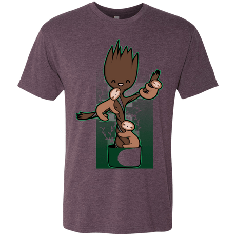 T-Shirts Vintage Purple / Small Chilling Out Men's Triblend T-Shirt