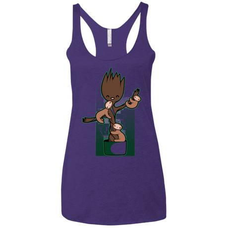 T-Shirts Purple / X-Small Chilling Out Women's Triblend Racerback Tank