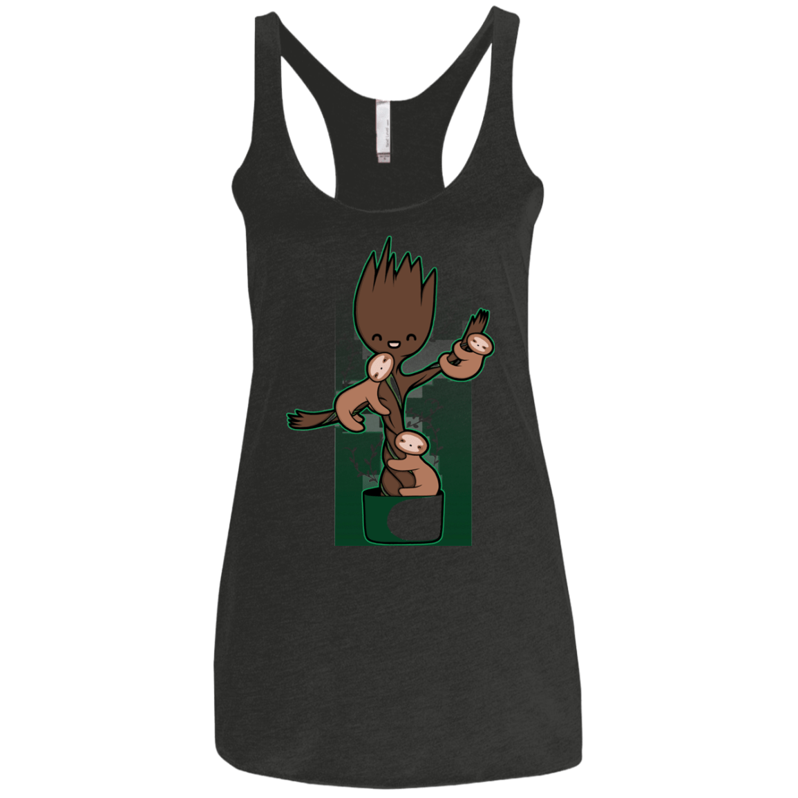 T-Shirts Vintage Black / X-Small Chilling Out Women's Triblend Racerback Tank