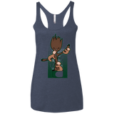 T-Shirts Vintage Navy / X-Small Chilling Out Women's Triblend Racerback Tank