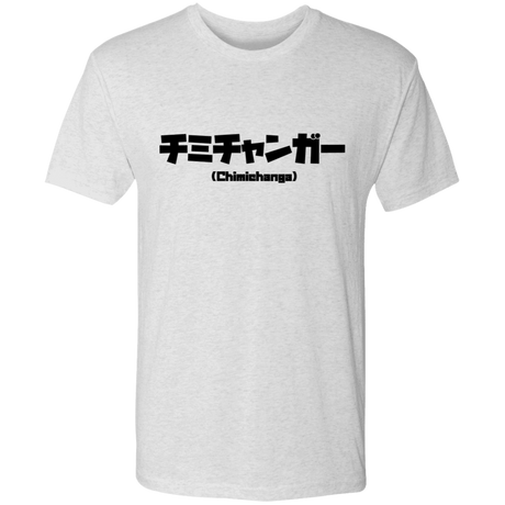 T-Shirts Heather White / S Chimichanga Kanji Men's Triblend T-Shirt