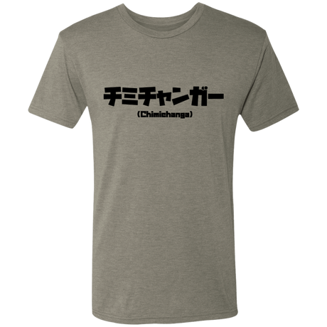T-Shirts Venetian Grey / S Chimichanga Kanji Men's Triblend T-Shirt