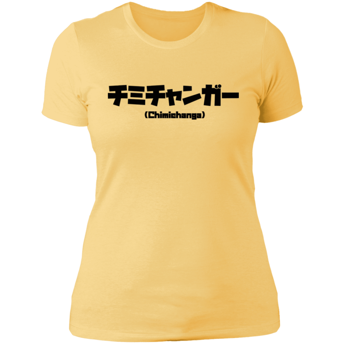 T-Shirts Banana Cream/ / S Chimichanga Kanji Women's Premium T-Shirt