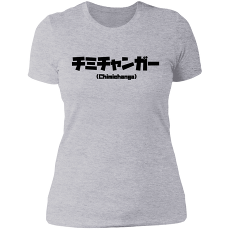 T-Shirts Heather Grey / S Chimichanga Kanji Women's Premium T-Shirt