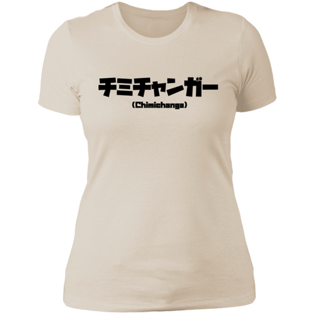 T-Shirts Ivory/ / S Chimichanga Kanji Women's Premium T-Shirt