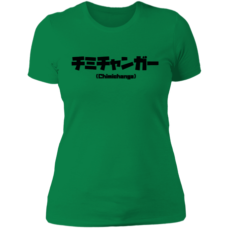 T-Shirts Kelly Green / S Chimichanga Kanji Women's Premium T-Shirt