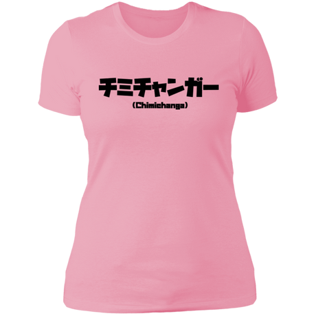 T-Shirts Light Pink / S Chimichanga Kanji Women's Premium T-Shirt