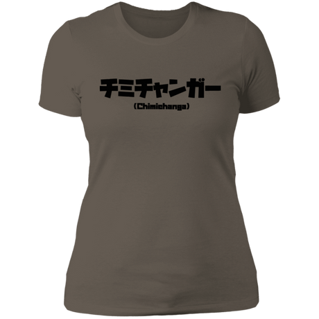 T-Shirts Warm Grey / S Chimichanga Kanji Women's Premium T-Shirt