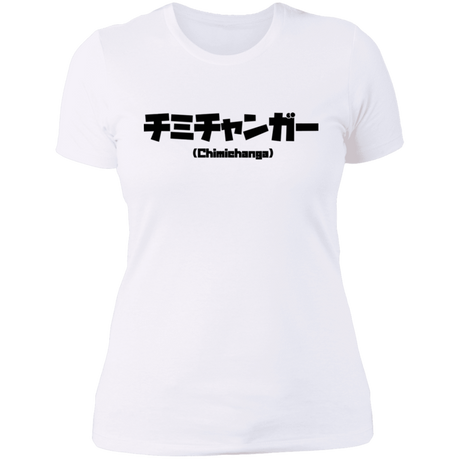 T-Shirts White / S Chimichanga Kanji Women's Premium T-Shirt