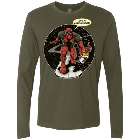 T-Shirts Military Green / Small Chimichanga Surfer Men's Premium Long Sleeve