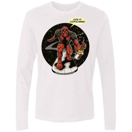 T-Shirts White / Small Chimichanga Surfer Men's Premium Long Sleeve