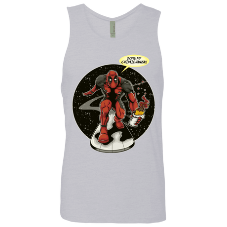 T-Shirts Heather Grey / Small Chimichanga Surfer Men's Premium Tank Top