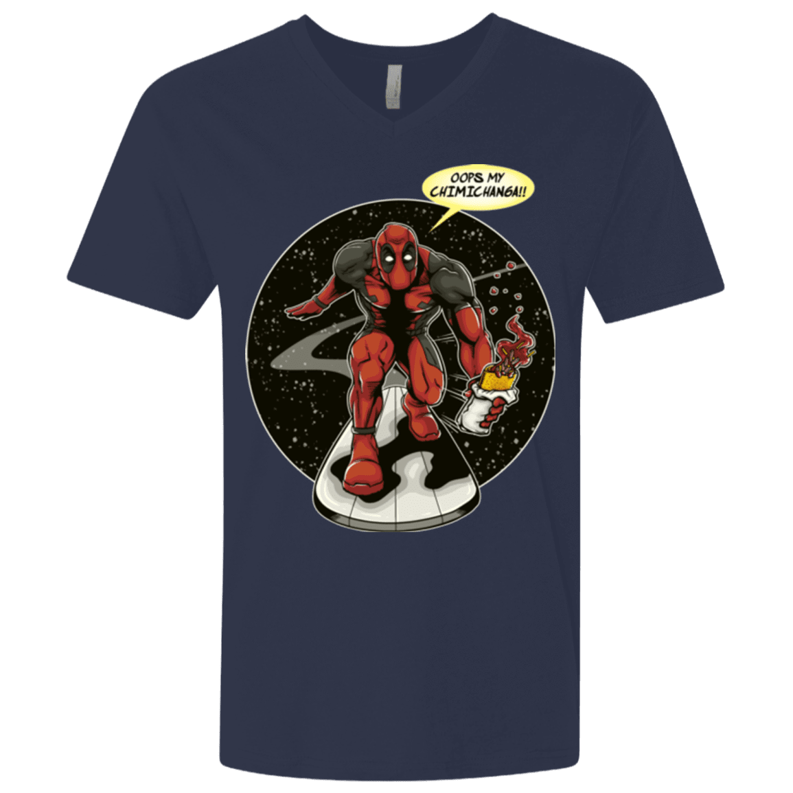 T-Shirts Midnight Navy / X-Small Chimichanga Surfer Men's Premium V-Neck