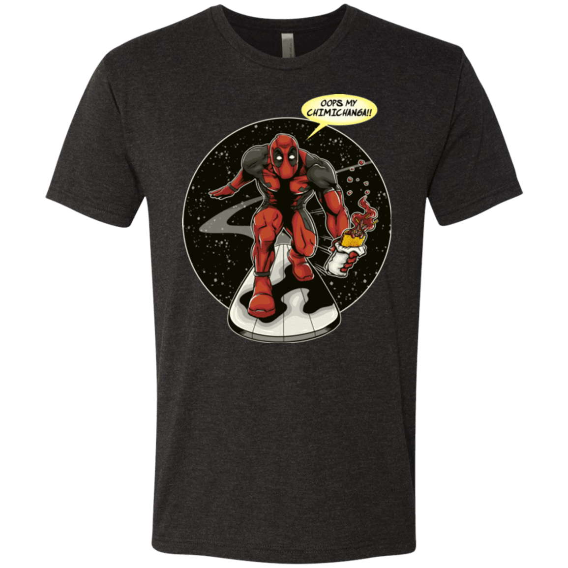 T-Shirts Vintage Black / Small Chimichanga Surfer Men's Triblend T-Shirt