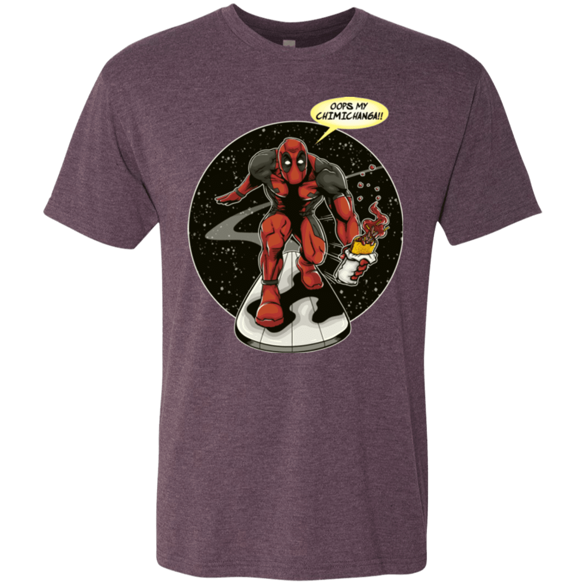 T-Shirts Vintage Purple / Small Chimichanga Surfer Men's Triblend T-Shirt