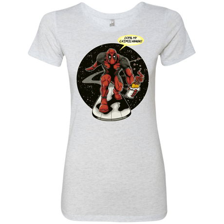 T-Shirts Heather White / Small Chimichanga Surfer Women's Triblend T-Shirt