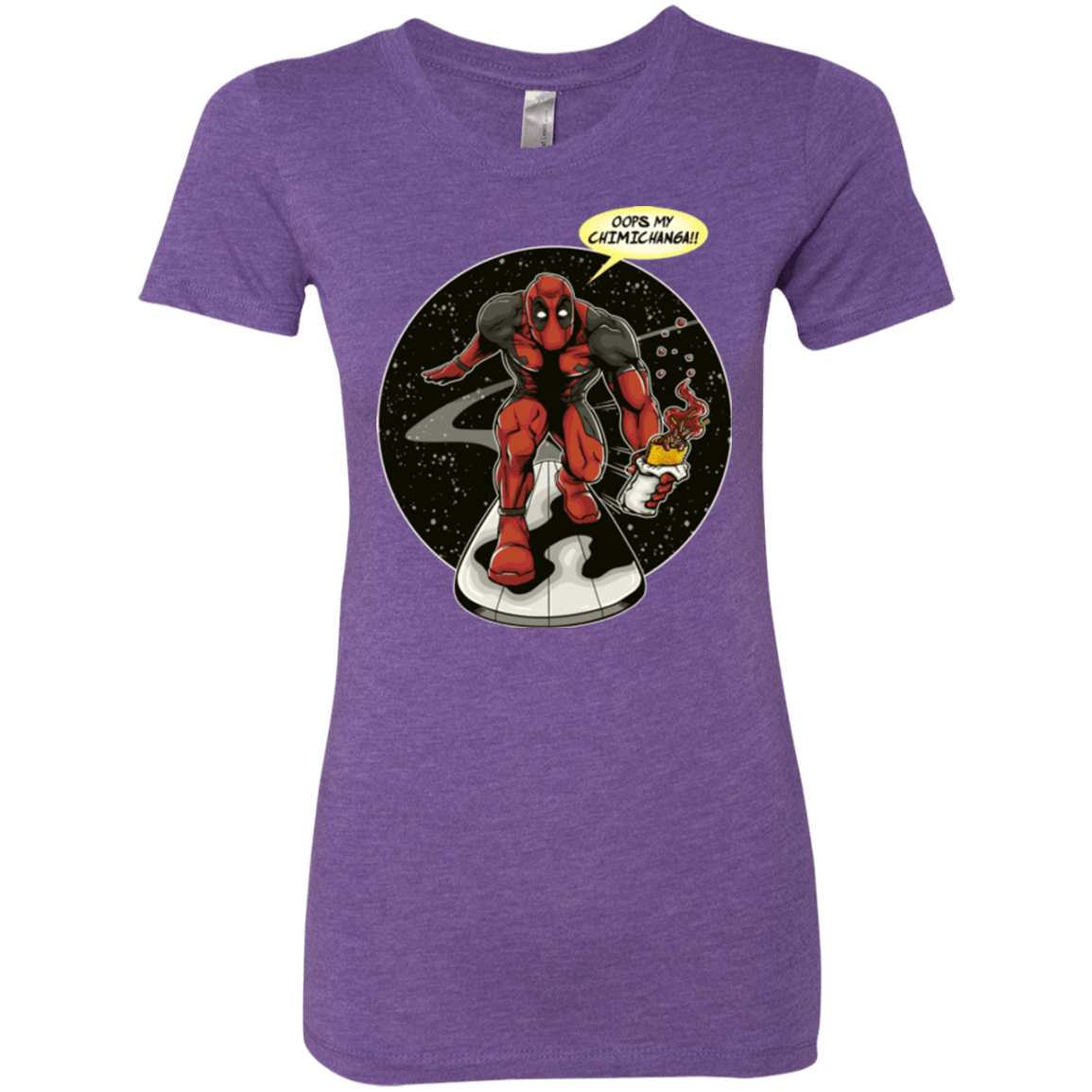 T-Shirts Purple Rush / Small Chimichanga Surfer Women's Triblend T-Shirt