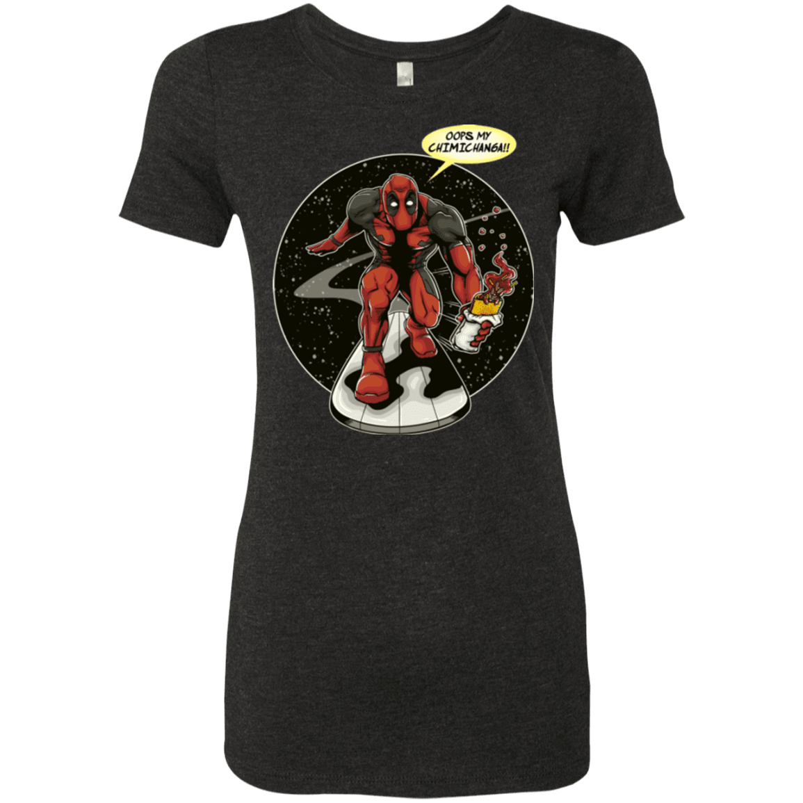 T-Shirts Vintage Black / Small Chimichanga Surfer Women's Triblend T-Shirt