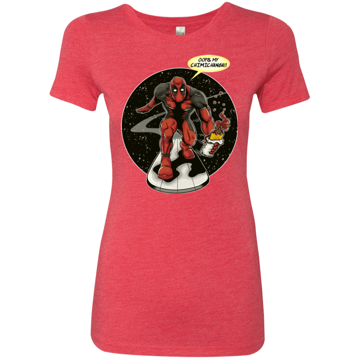 T-Shirts Vintage Red / Small Chimichanga Surfer Women's Triblend T-Shirt