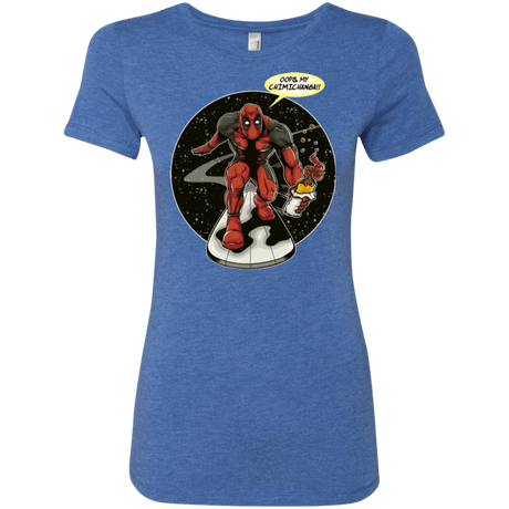 T-Shirts Vintage Royal / Small Chimichanga Surfer Women's Triblend T-Shirt