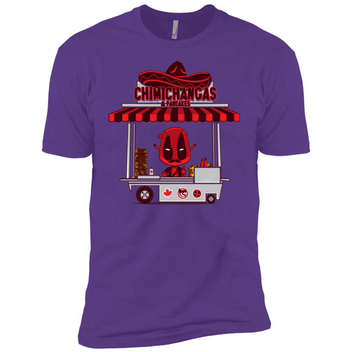 T-Shirts Purple Rush / YXS CHIMICHANGAS & PANCAKES Boys Premium T-Shirt