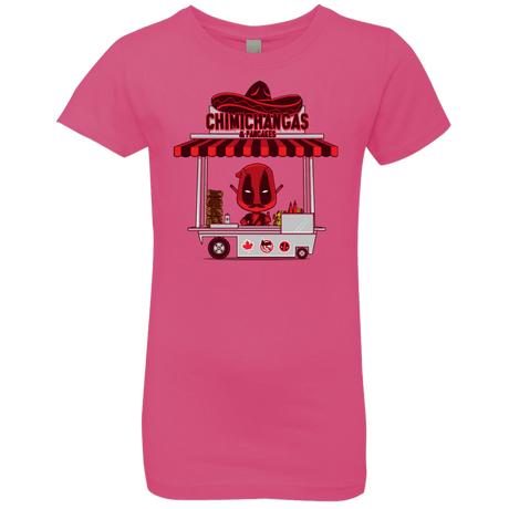 T-Shirts Hot Pink / YXS CHIMICHANGAS & PANCAKES Girls Premium T-Shirt