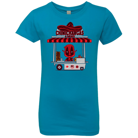 T-Shirts Turquoise / YXS CHIMICHANGAS & PANCAKES Girls Premium T-Shirt