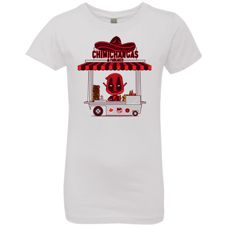 T-Shirts White / YXS CHIMICHANGAS & PANCAKES Girls Premium T-Shirt