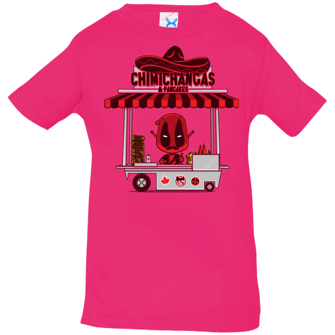 T-Shirts Hot Pink / 6 Months CHIMICHANGAS & PANCAKES Infant Premium T-Shirt