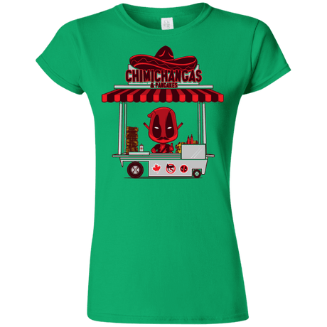 T-Shirts Irish Green / S CHIMICHANGAS & PANCAKES Junior Slimmer-Fit T-Shirt