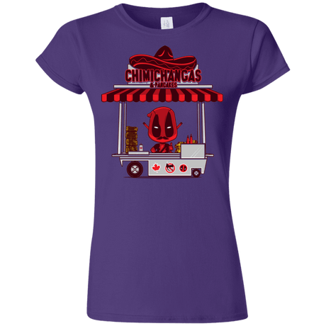 T-Shirts Purple / S CHIMICHANGAS & PANCAKES Junior Slimmer-Fit T-Shirt