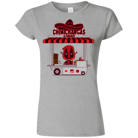 T-Shirts Sport Grey / S CHIMICHANGAS & PANCAKES Junior Slimmer-Fit T-Shirt