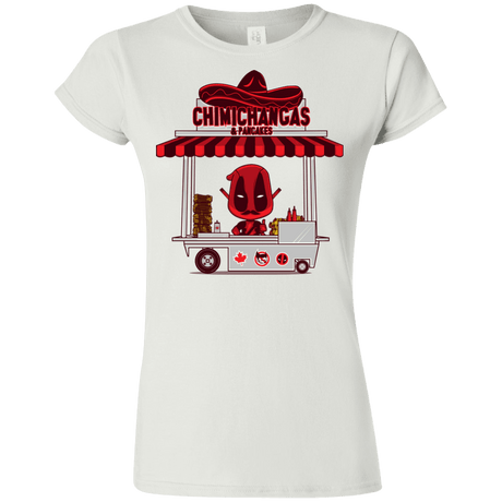 T-Shirts White / S CHIMICHANGAS & PANCAKES Junior Slimmer-Fit T-Shirt