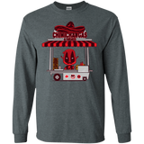 T-Shirts Dark Heather / S CHIMICHANGAS & PANCAKES Men's Long Sleeve T-Shirt