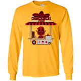 T-Shirts Gold / S CHIMICHANGAS & PANCAKES Men's Long Sleeve T-Shirt