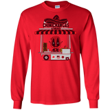 T-Shirts Red / S CHIMICHANGAS & PANCAKES Men's Long Sleeve T-Shirt