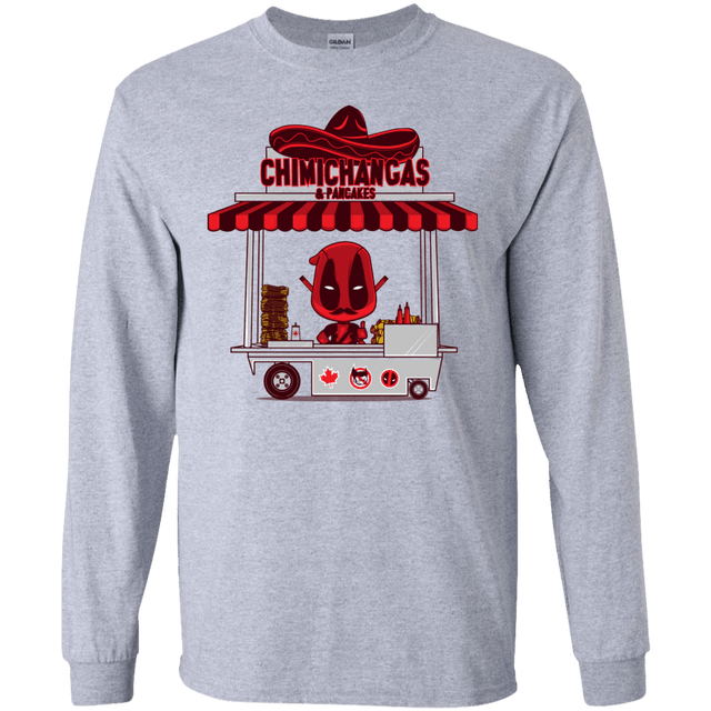 T-Shirts Sport Grey / S CHIMICHANGAS & PANCAKES Men's Long Sleeve T-Shirt