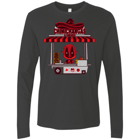 T-Shirts Heavy Metal / S CHIMICHANGAS & PANCAKES Men's Premium Long Sleeve