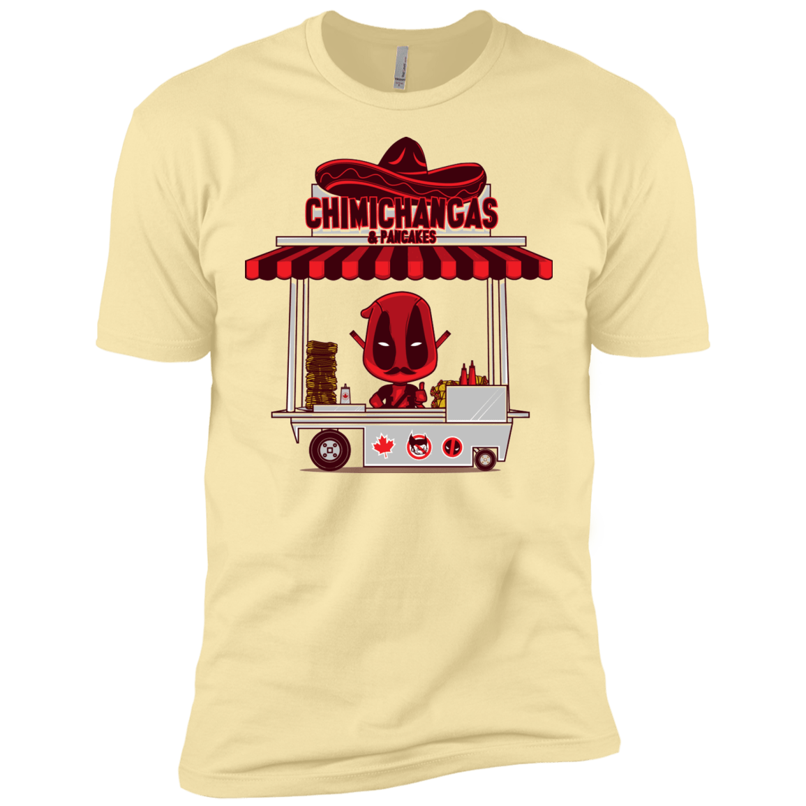 T-Shirts Banana Cream / X-Small CHIMICHANGAS & PANCAKES Men's Premium T-Shirt