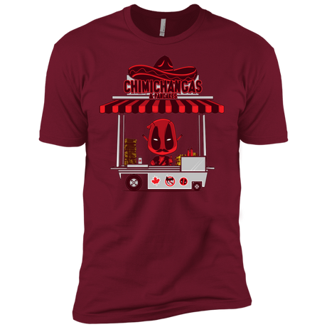 T-Shirts Cardinal / X-Small CHIMICHANGAS & PANCAKES Men's Premium T-Shirt