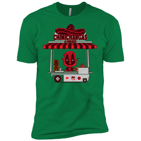 T-Shirts Kelly Green / X-Small CHIMICHANGAS & PANCAKES Men's Premium T-Shirt
