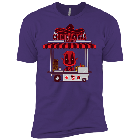 T-Shirts Purple Rush/ / X-Small CHIMICHANGAS & PANCAKES Men's Premium T-Shirt
