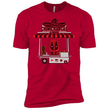 T-Shirts Red / X-Small CHIMICHANGAS & PANCAKES Men's Premium T-Shirt