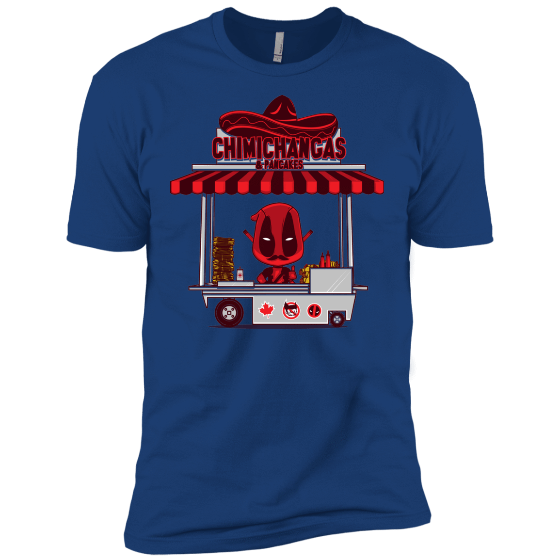 T-Shirts Royal / X-Small CHIMICHANGAS & PANCAKES Men's Premium T-Shirt