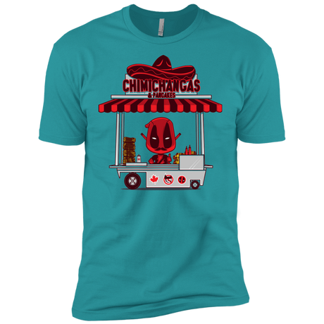 T-Shirts Tahiti Blue / X-Small CHIMICHANGAS & PANCAKES Men's Premium T-Shirt