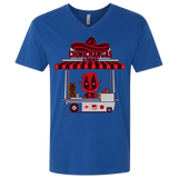 T-Shirts Royal / X-Small CHIMICHANGAS & PANCAKES Men's Premium V-Neck